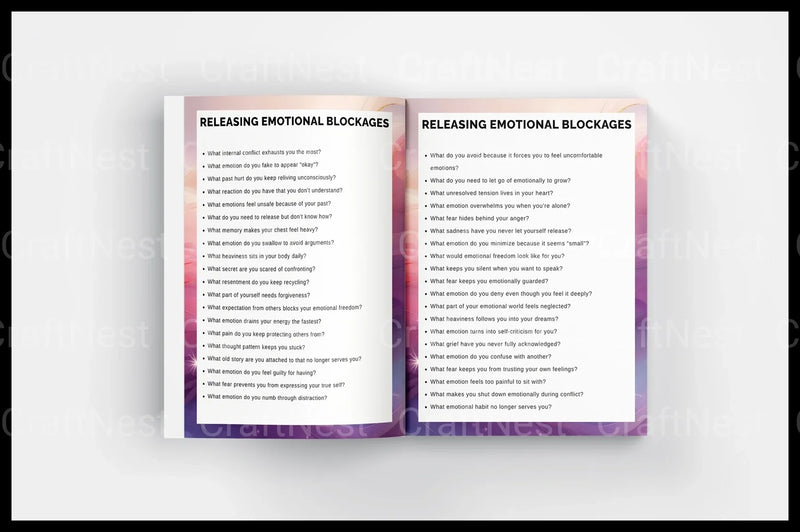 Emotional Healing Prompts for Personal Growth - CraftNest - Digital Crafting and Art