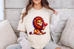 Valentine's Day Lion Clipart Bundle - CraftNest - Digital Crafting and Art