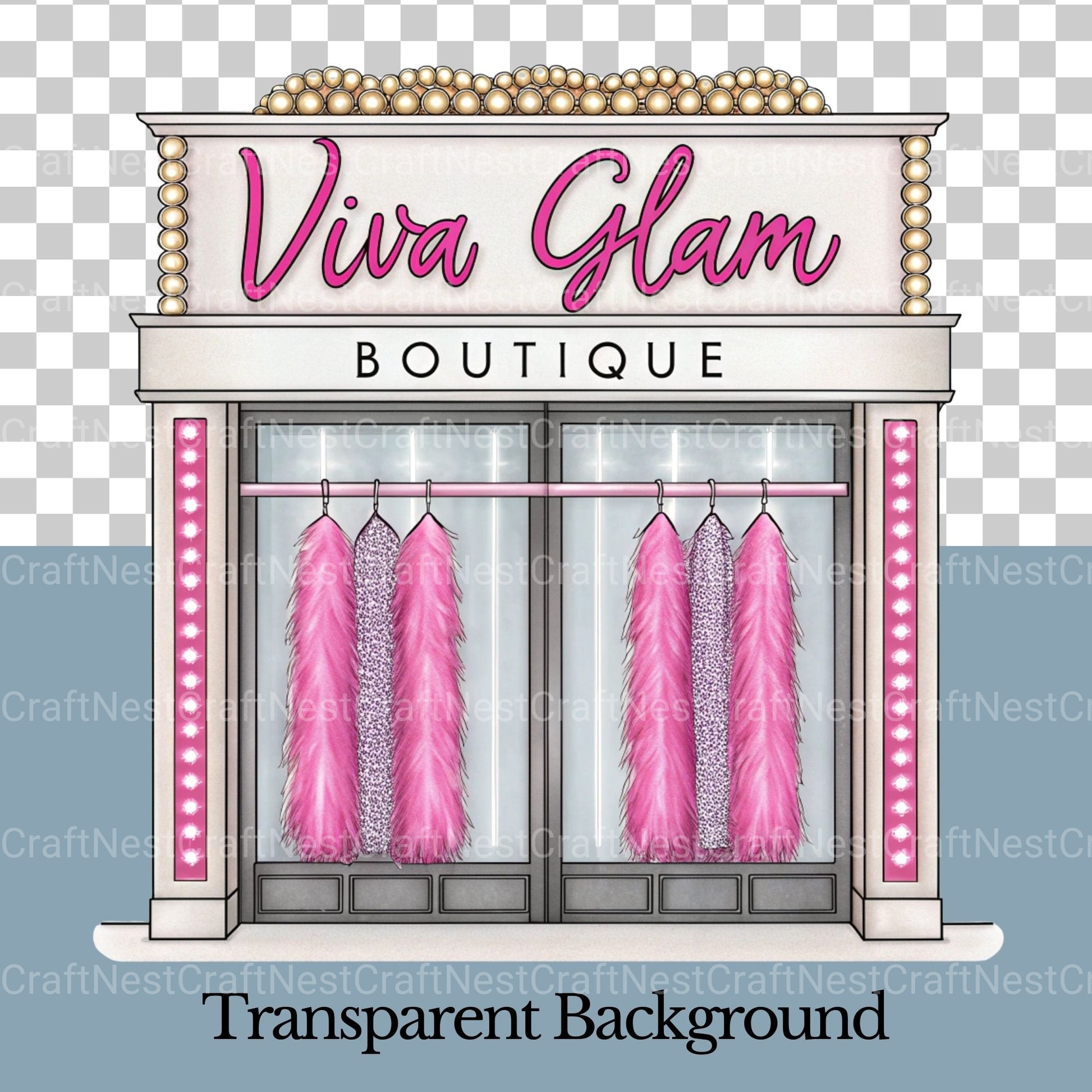Village Shops Las Vegas Clipart Bundle - CraftNest - Digital Crafting and Art