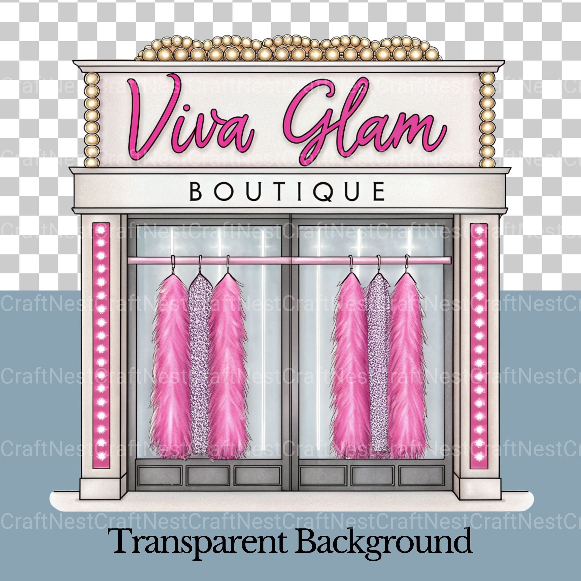 Village Shops Las Vegas Clipart Bundle - CraftNest - Digital Crafting and Art