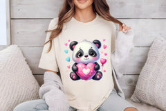 Valentine's Day Love Panda Clipart Bundle - CraftNest - Digital Crafting and Art