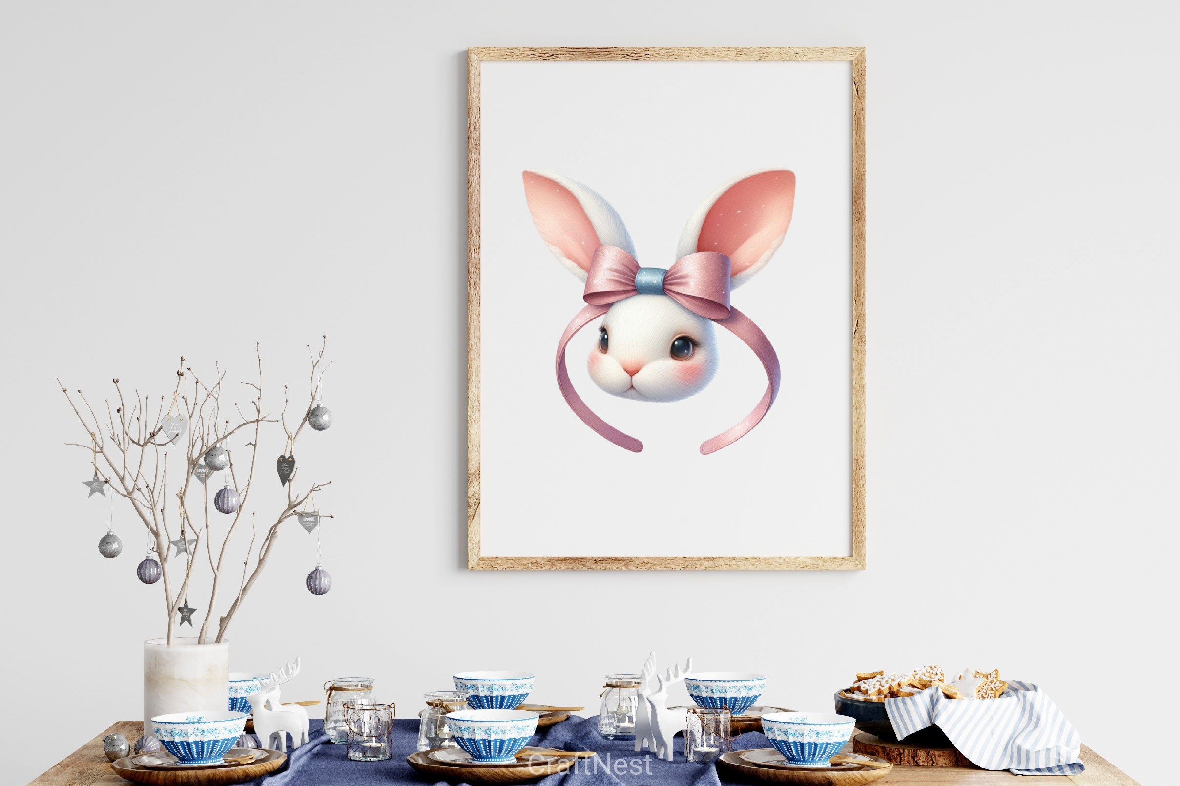 Bunny Headband Clipart Bundle - CraftNest - Digital Crafting and Art