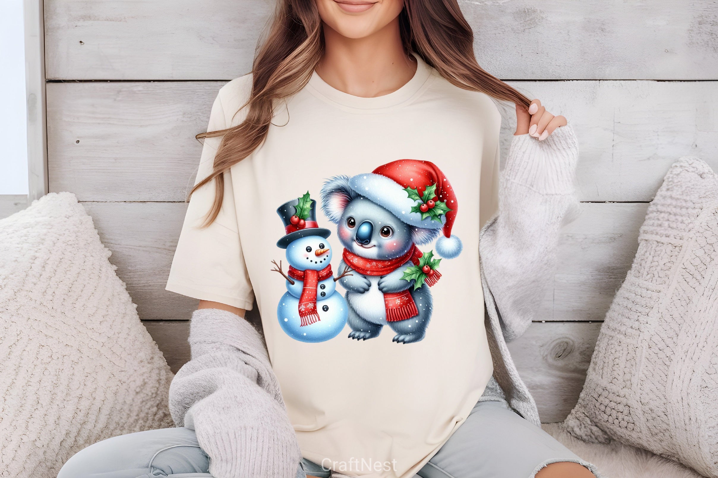 Christmas Koala Clipart Bundle 2 - CraftNest - Digital Crafting and Art