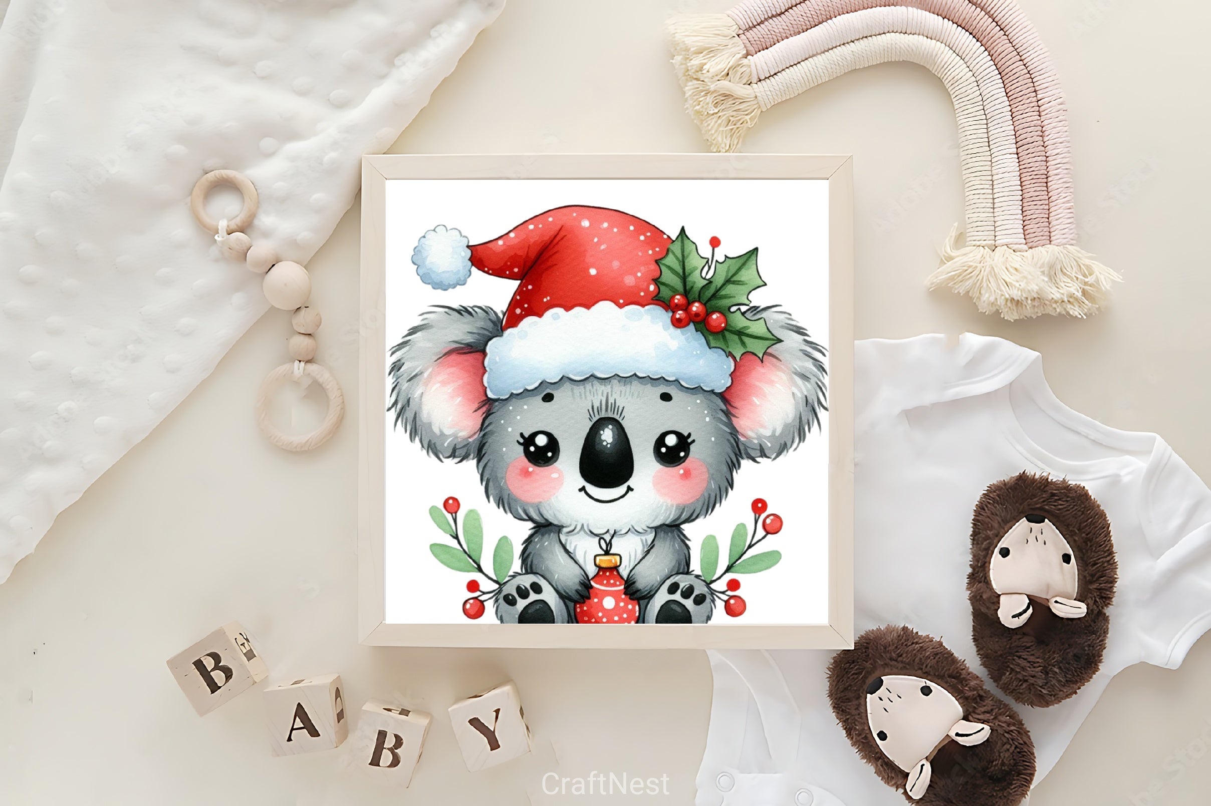 Christmas Koala Clipart Bundle 1 - CraftNest - Digital Crafting and Art