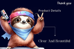 Funny Sloth Clipart Bundle 2 - CraftNest - Digital Crafting and Art