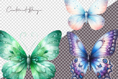 Butterflies Clipart Bundle - CraftNest - Digital Crafting and Art