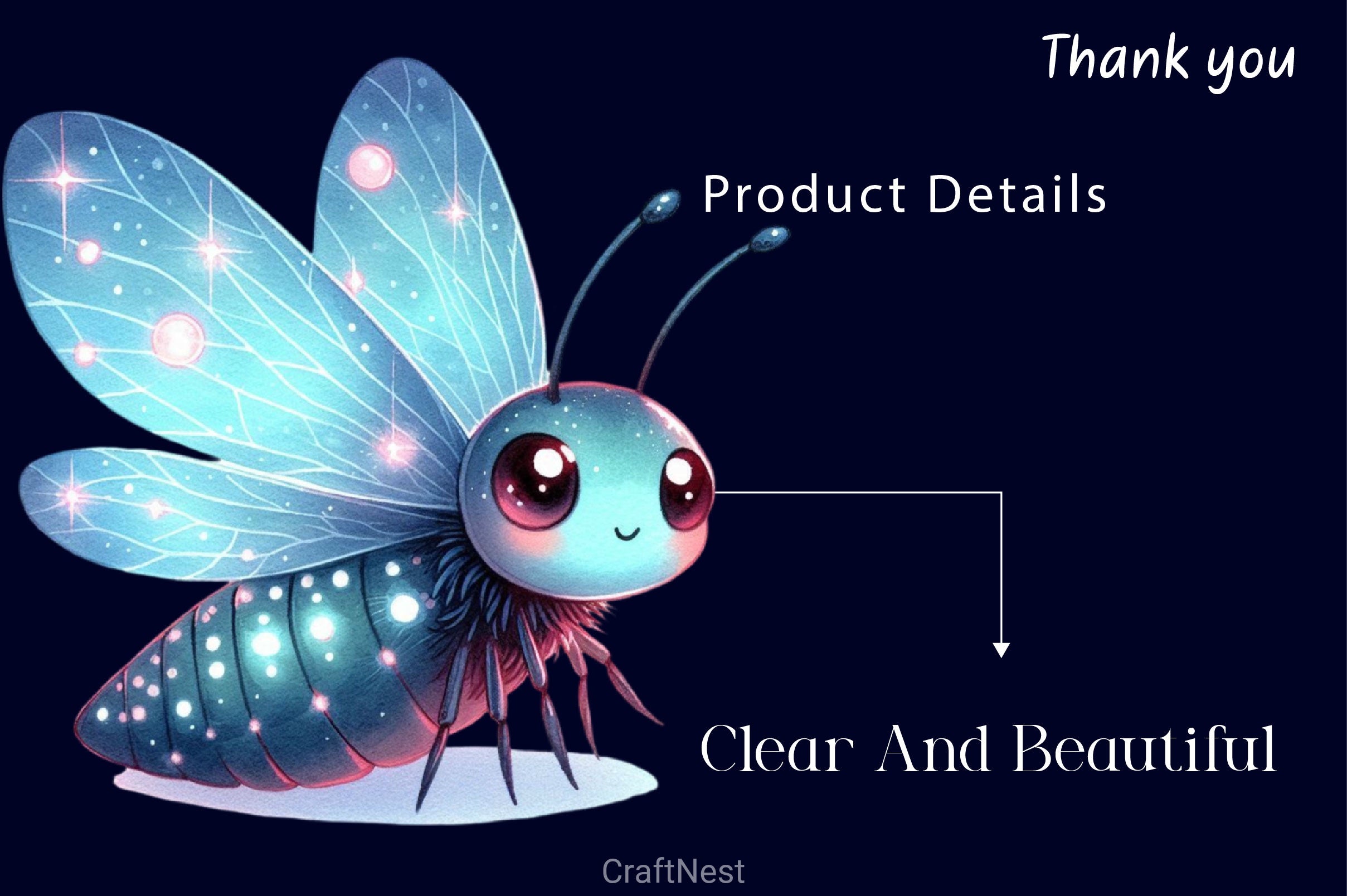 Cute Insects Clipart Bundle - CraftNest - Digital Crafting and Art