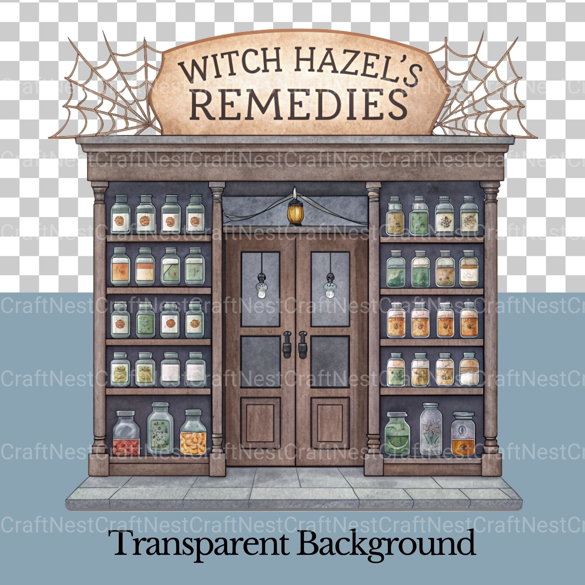 Halloween Shops Clipart Bundle - CraftNest - Digital Crafting and Art