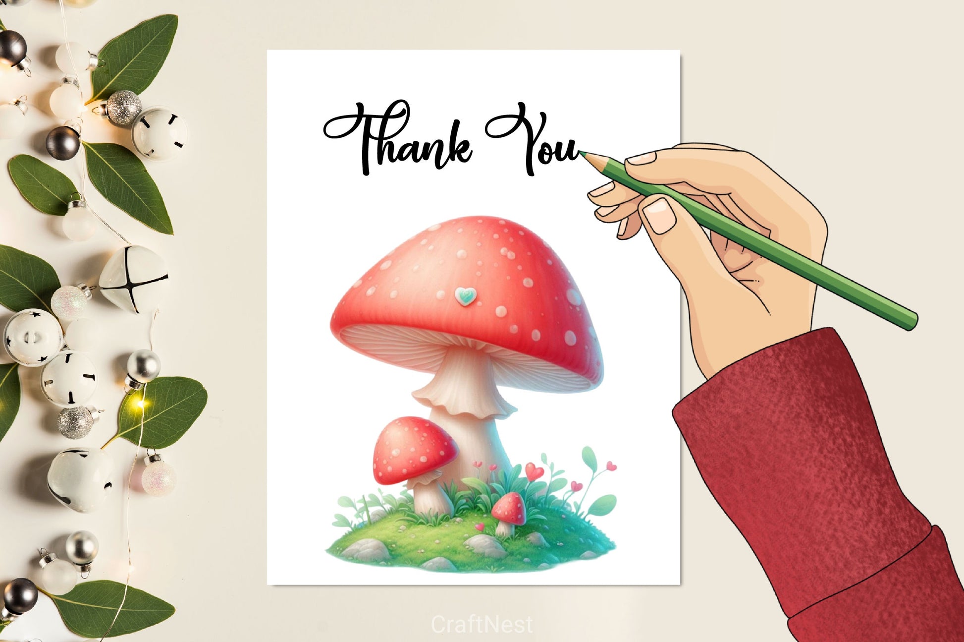 Lovely Mushrooms Clipart Bundle - CraftNest - Digital Crafting and Art