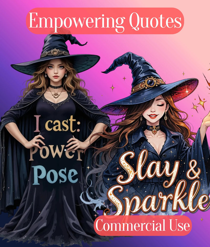 Sarcastic Witch Clipart Bundle - CraftNest - Digital Crafting and Art