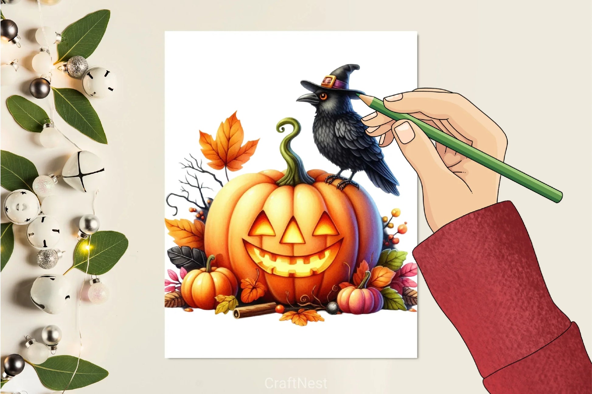 Cute Ravens Halloween Clipart Bundle - CraftNest - Digital Crafting and Art