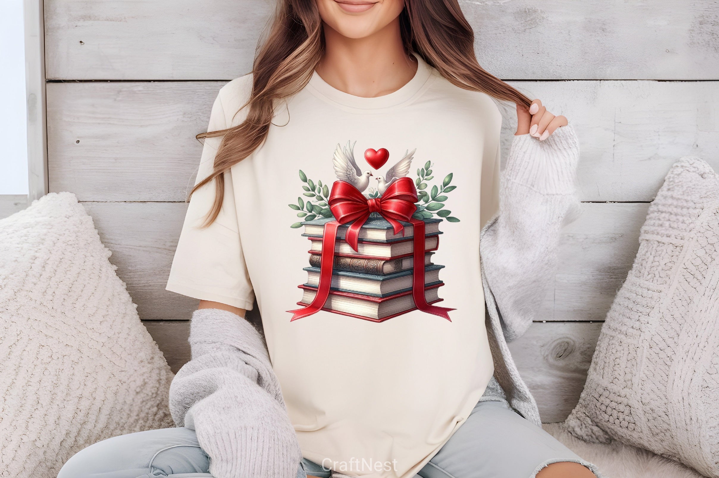 Valentine's Books Clipart Bundle - CraftNest - Digital Crafting and Art