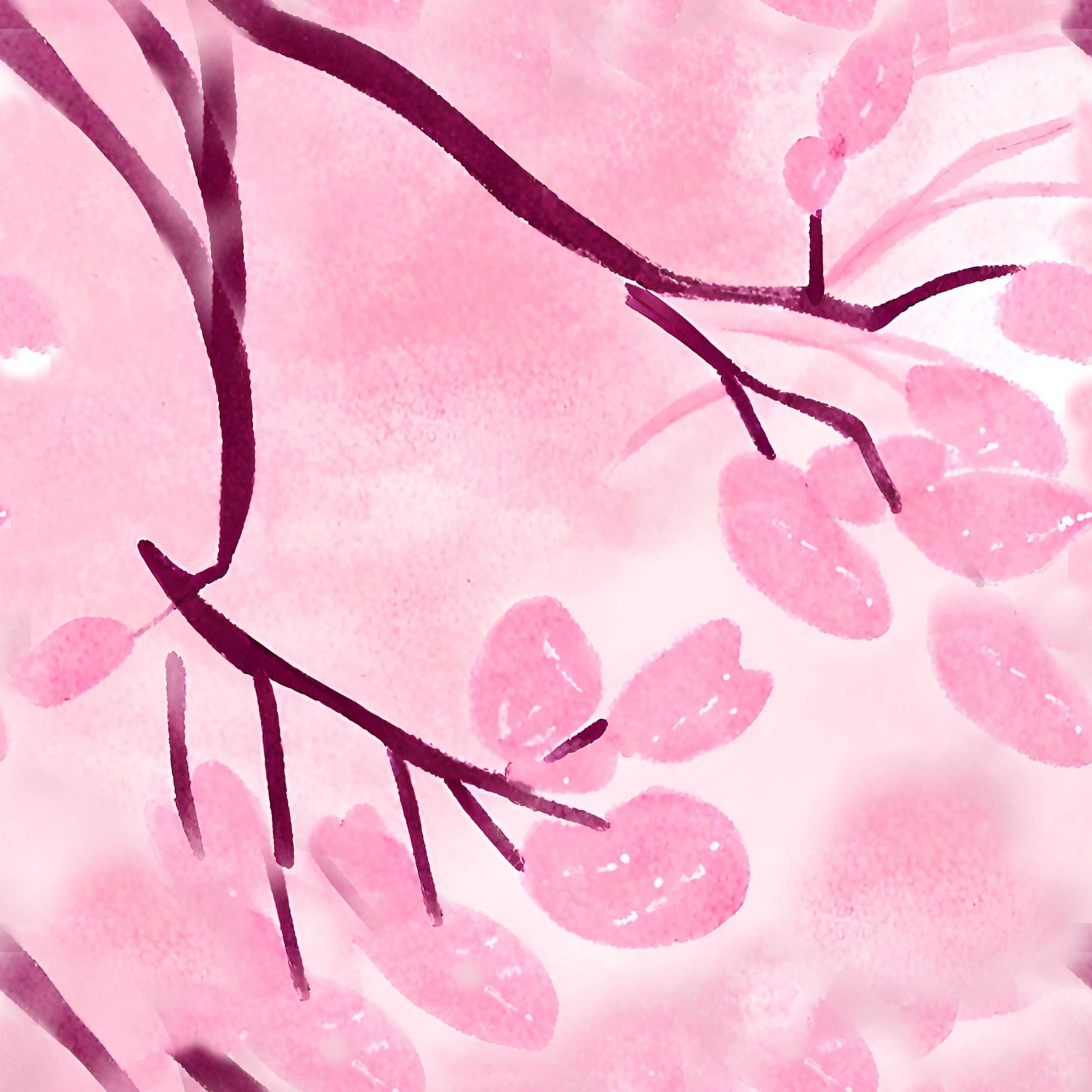 Sakura Blossom Seamless Digital Paper - CraftNest - Digital Crafting and Art