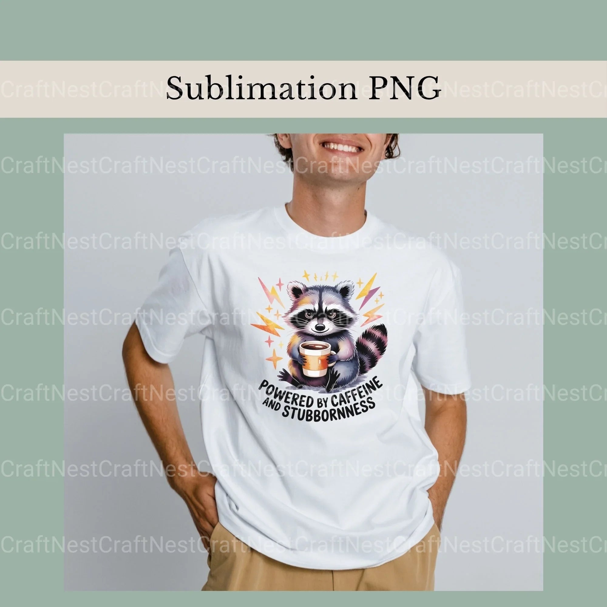 Raccoon Stubborn Shirt Clipart Bundle - CraftNest - Digital Crafting and Art