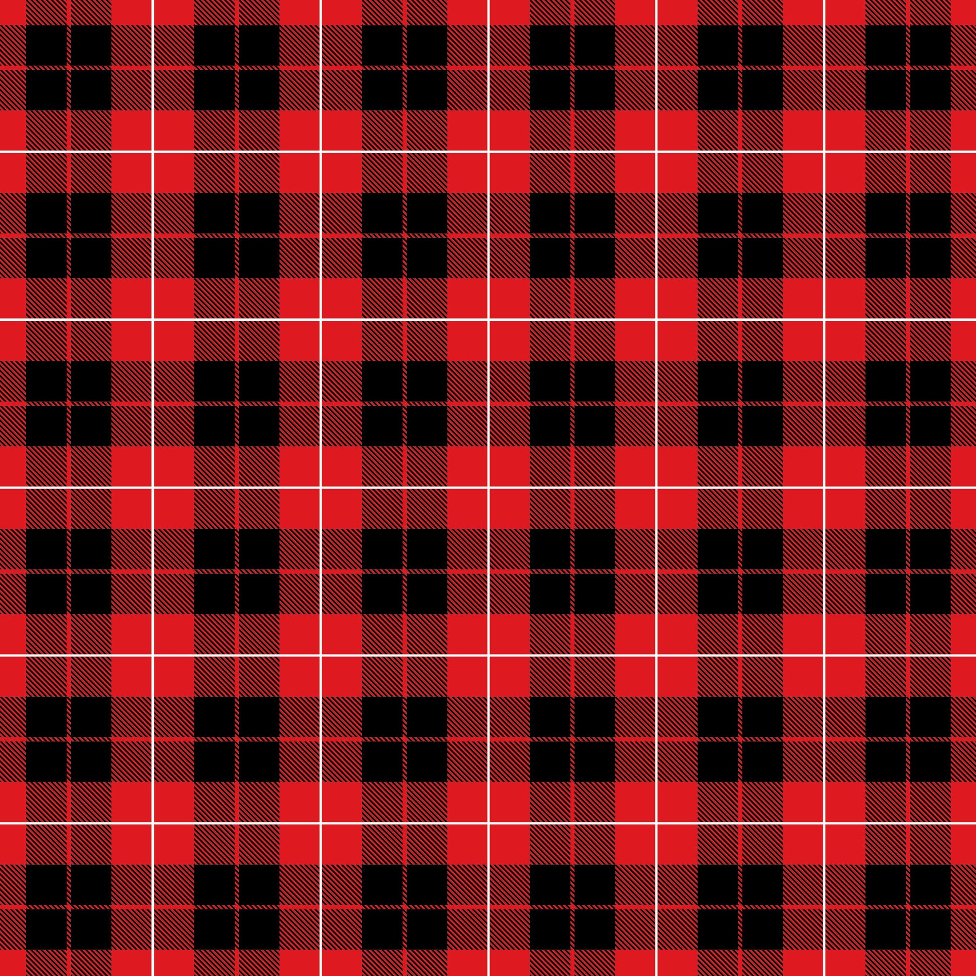 Christmas Cottage Seamless Digital Paper - CraftNest - Digital Crafting and Art