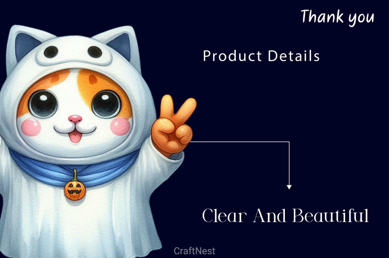 Halloween Animal Ghost Clipart Bundle - CraftNest - Digital Crafting and Art