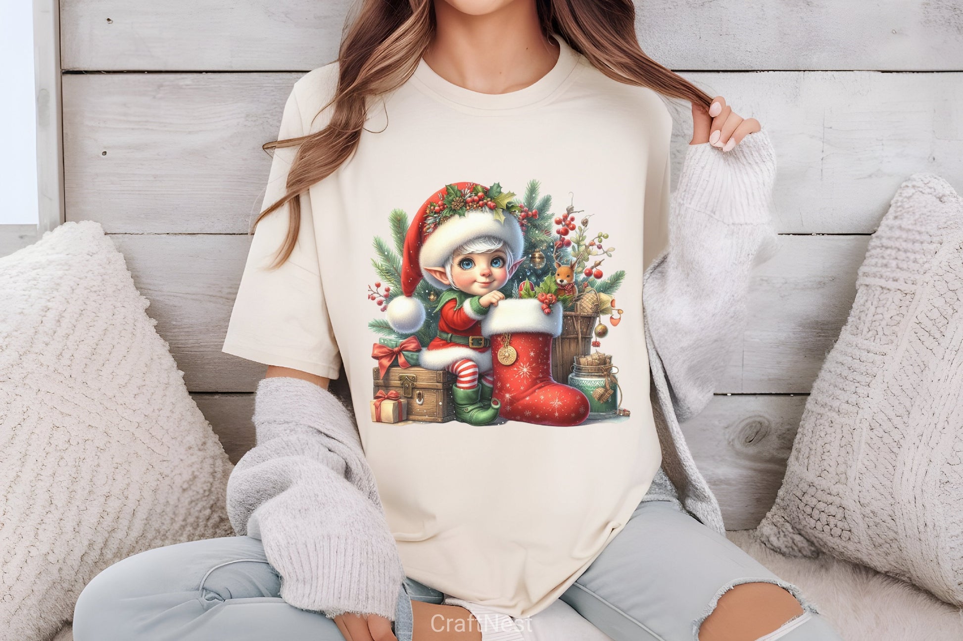 Christmas Elf Clipart Bundle - CraftNest - Digital Crafting and Art