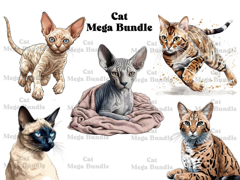 Cats Clipart - CraftNest