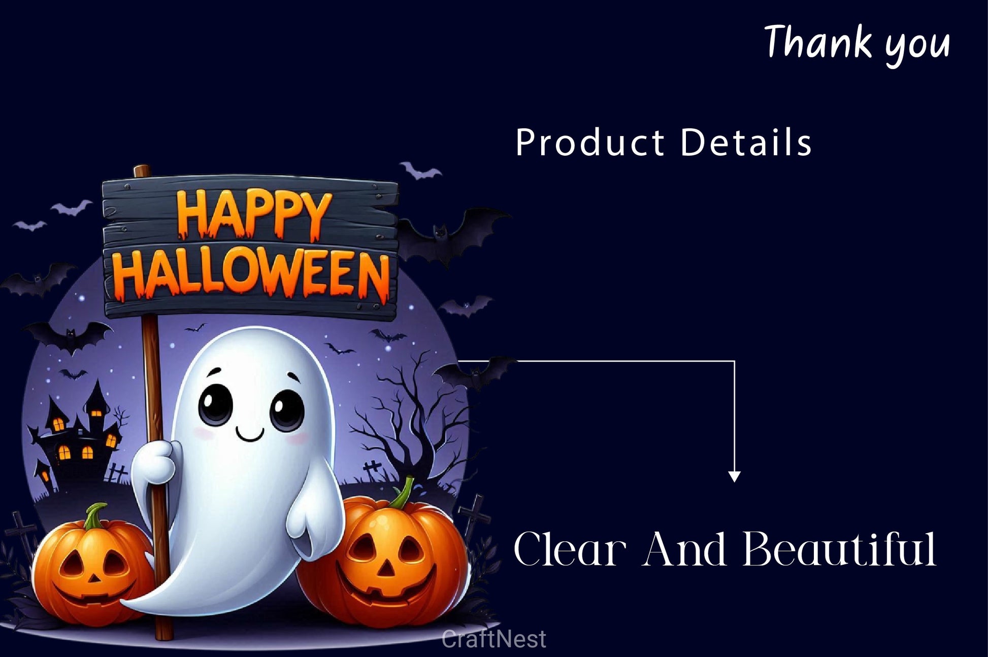 Funny Halloween Ghost Clipart Bundle 4 - CraftNest - Digital Crafting and Art