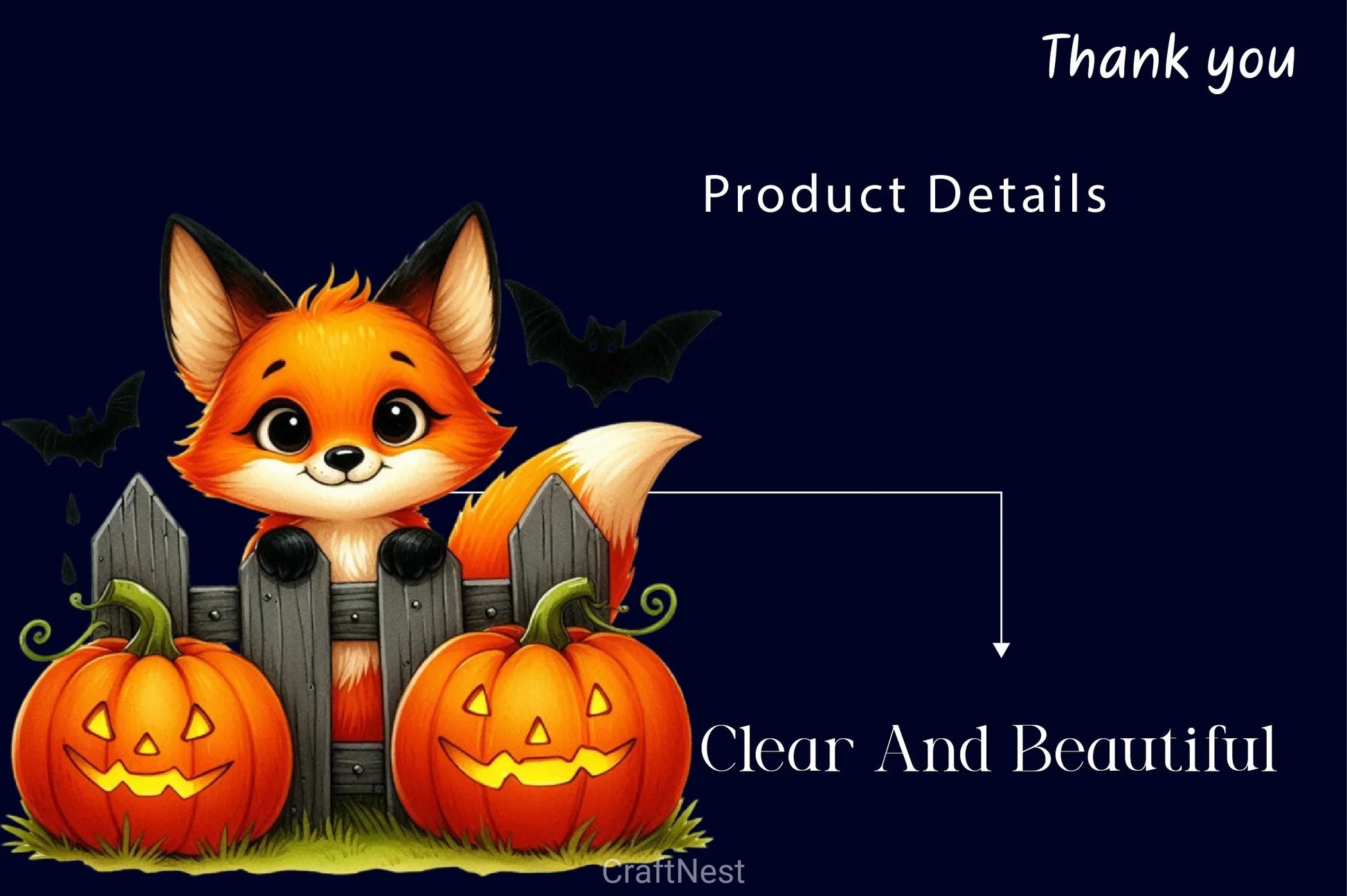Halloween Fox Halloween Clipart Bundle - CraftNest - Digital Crafting and Art