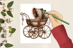 Luxurious Bassinet Clipart Bundle - CraftNest - Digital Crafting and Art