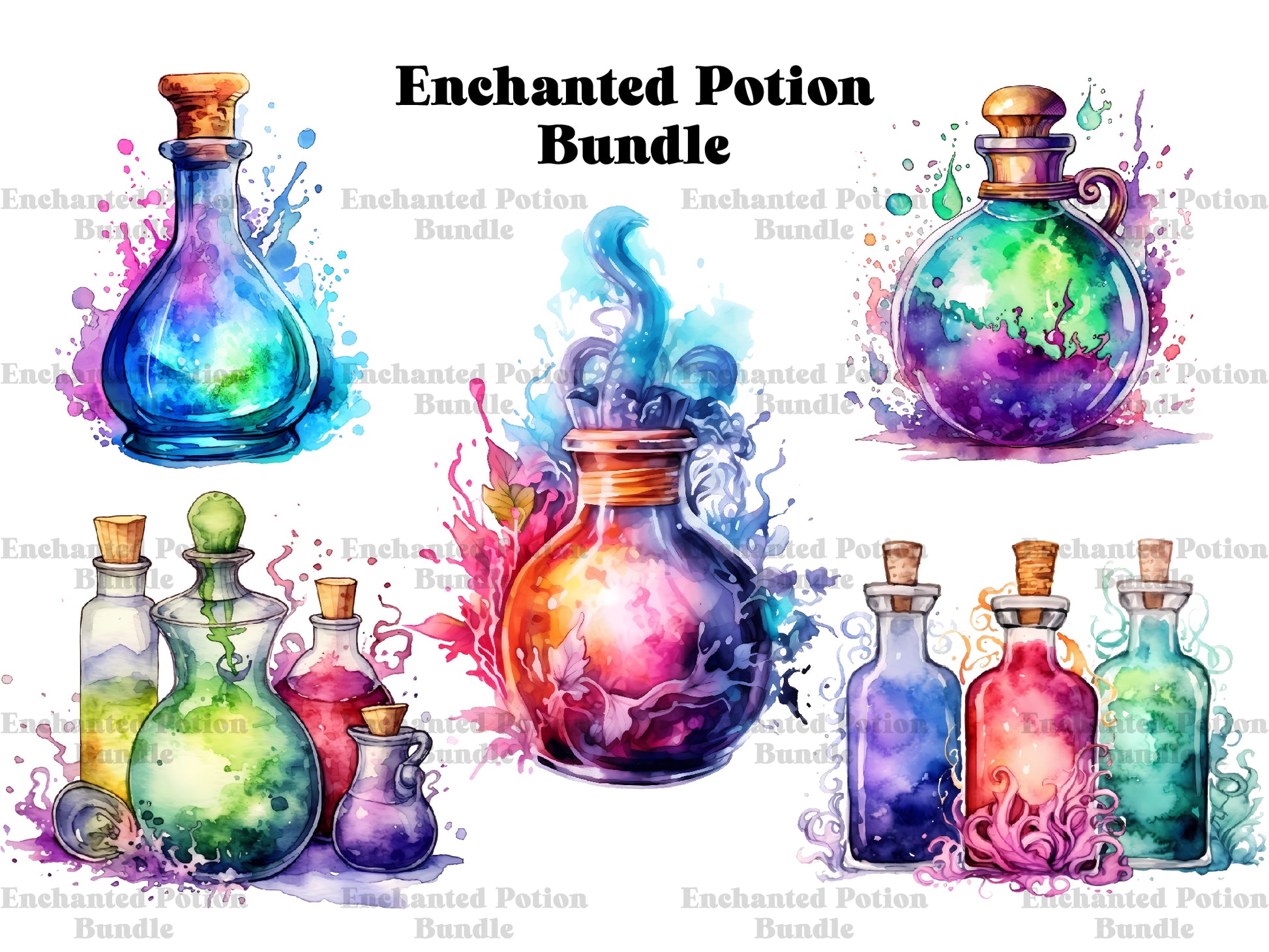 Enchanted Potion Clipart - CraftNest