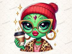 Christmas Girl Cute Boujee Clipart Bundle 3 - CraftNest - Digital Crafting and Art