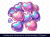 Iridescent Valentine Clipart Bundle 10