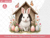Vintage Easter Egg Rabbit Bunny Clipart Bundle