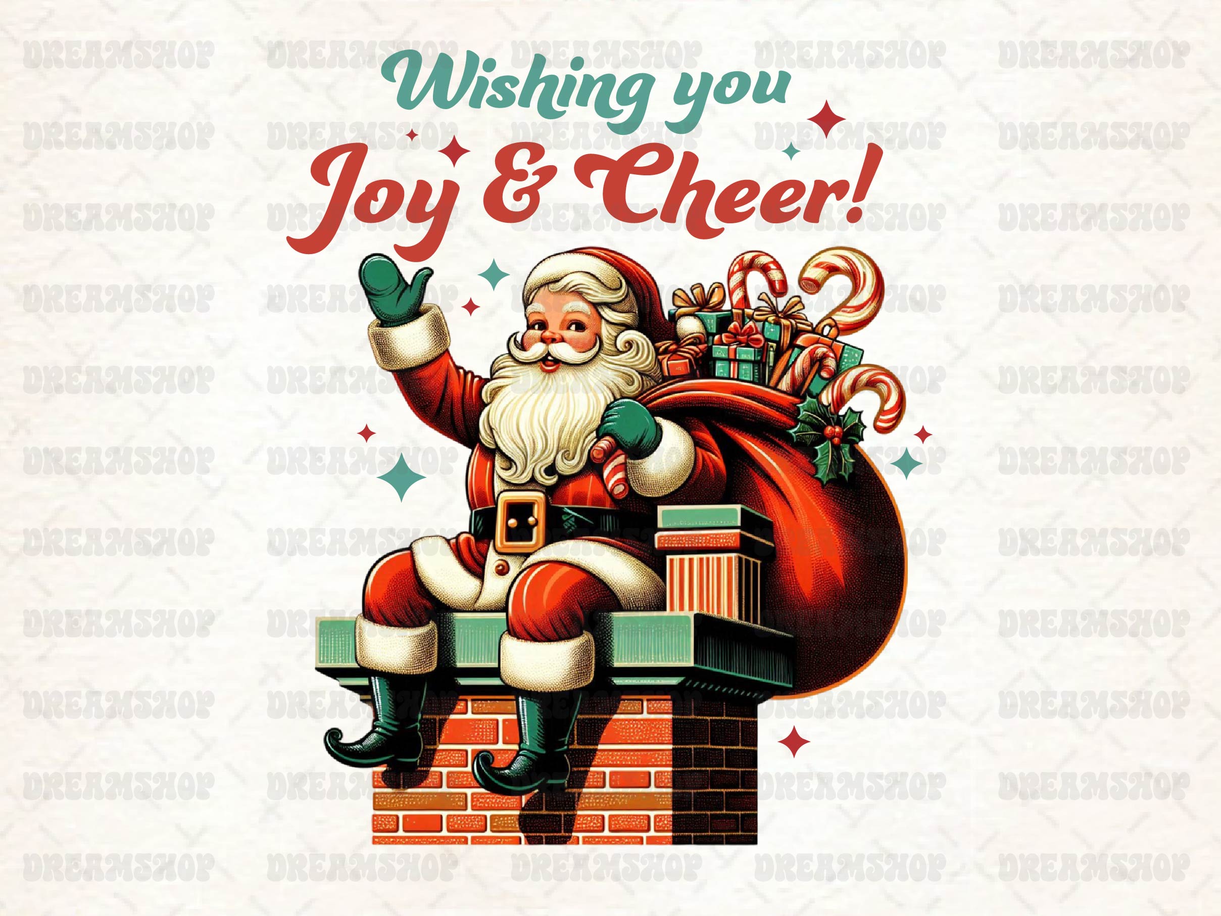 Vintage Christmas Santa Clipart Bundle 2 - CraftNest - Digital Crafting and Art