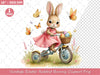 Vintage Easter Rabbit Bunny Clipart Bundle