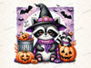 Raccoon Trick Or Trash Funny Clipart Bundle