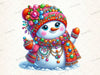 Snowman Christmas Clipart Bundle