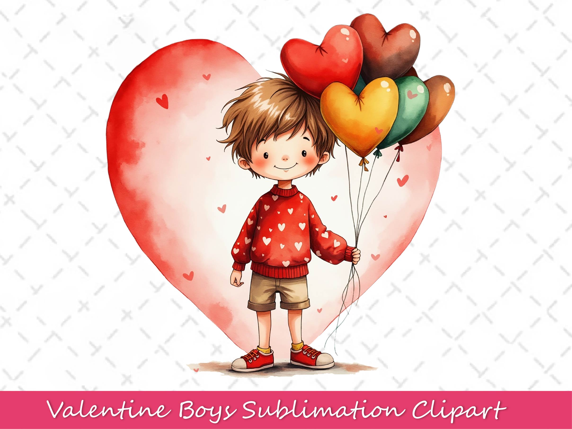 Valentine Boys Clipart Bundle - CraftNest - Digital Crafting and Art