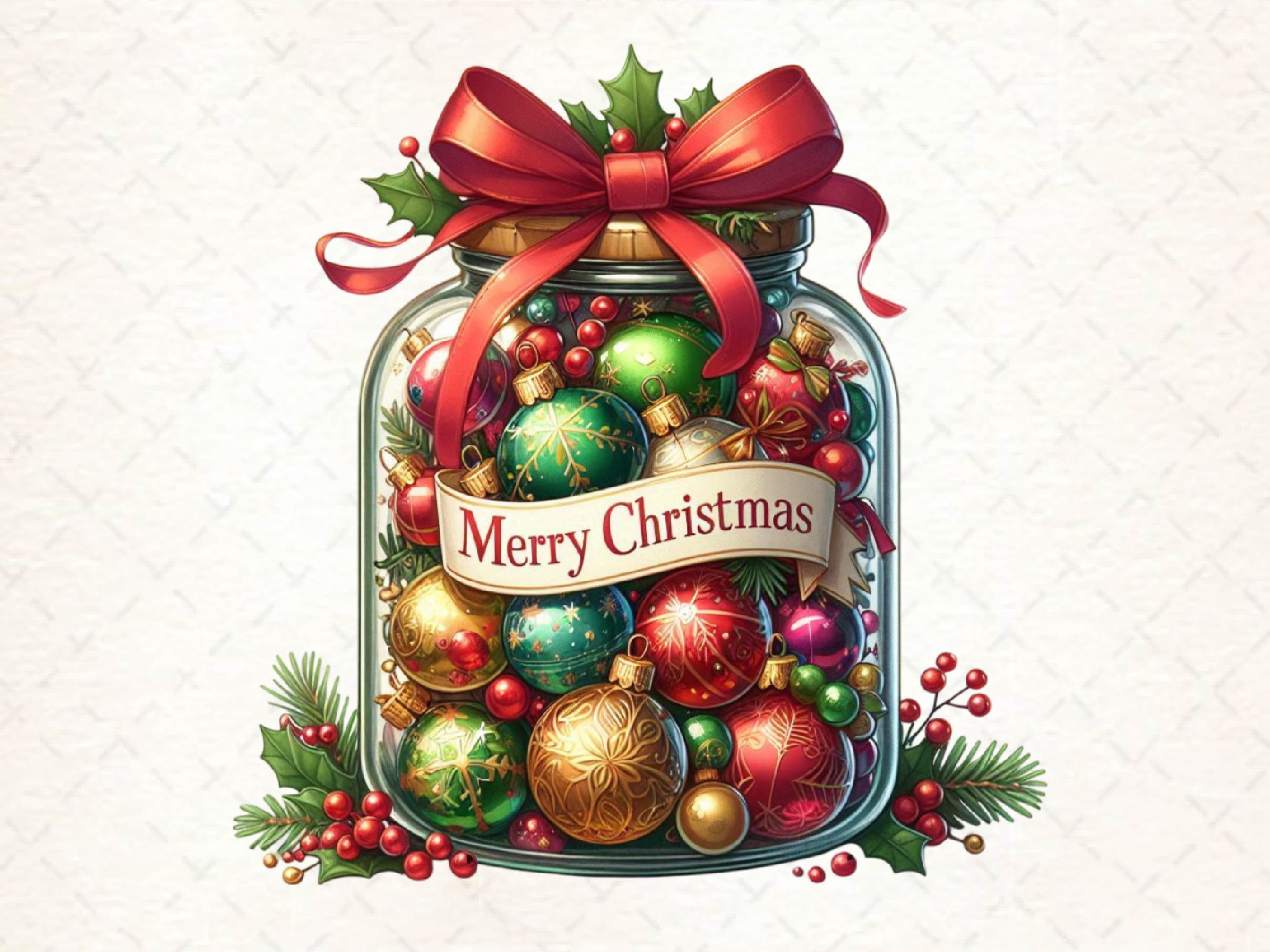 Christmas Cookie In Jar Clipart Bundle 3 - CraftNest - Digital Crafting and Art