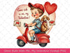 Come Ride With Me My Valentine Vintage Clipart Bundle