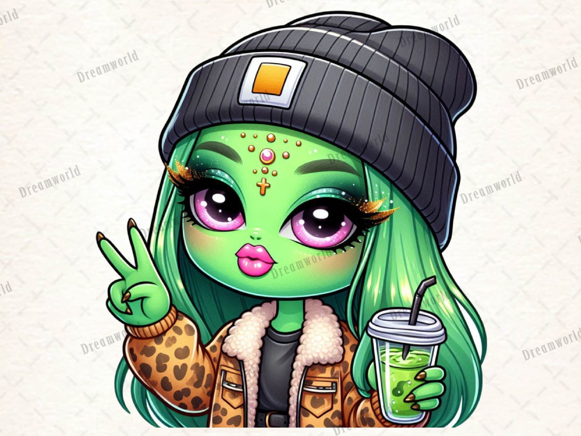 Christmas Girl Cute Boujee Clipart Bundle 4 - CraftNest - Digital Crafting and Art