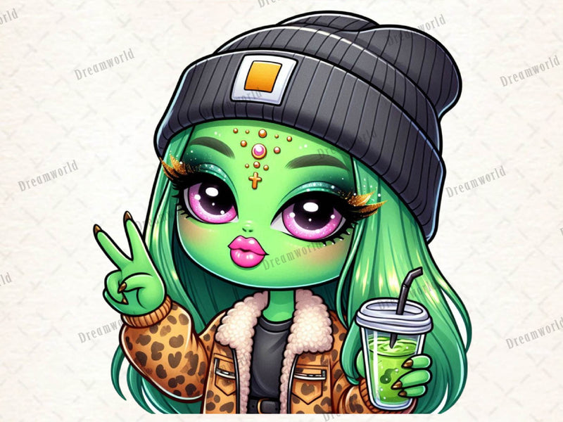 Christmas Girl Cute Boujee Clipart Bundle 4 - CraftNest - Digital Crafting and Art