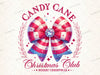 Candy Cane Christmas Club Retro Clipart Bundle