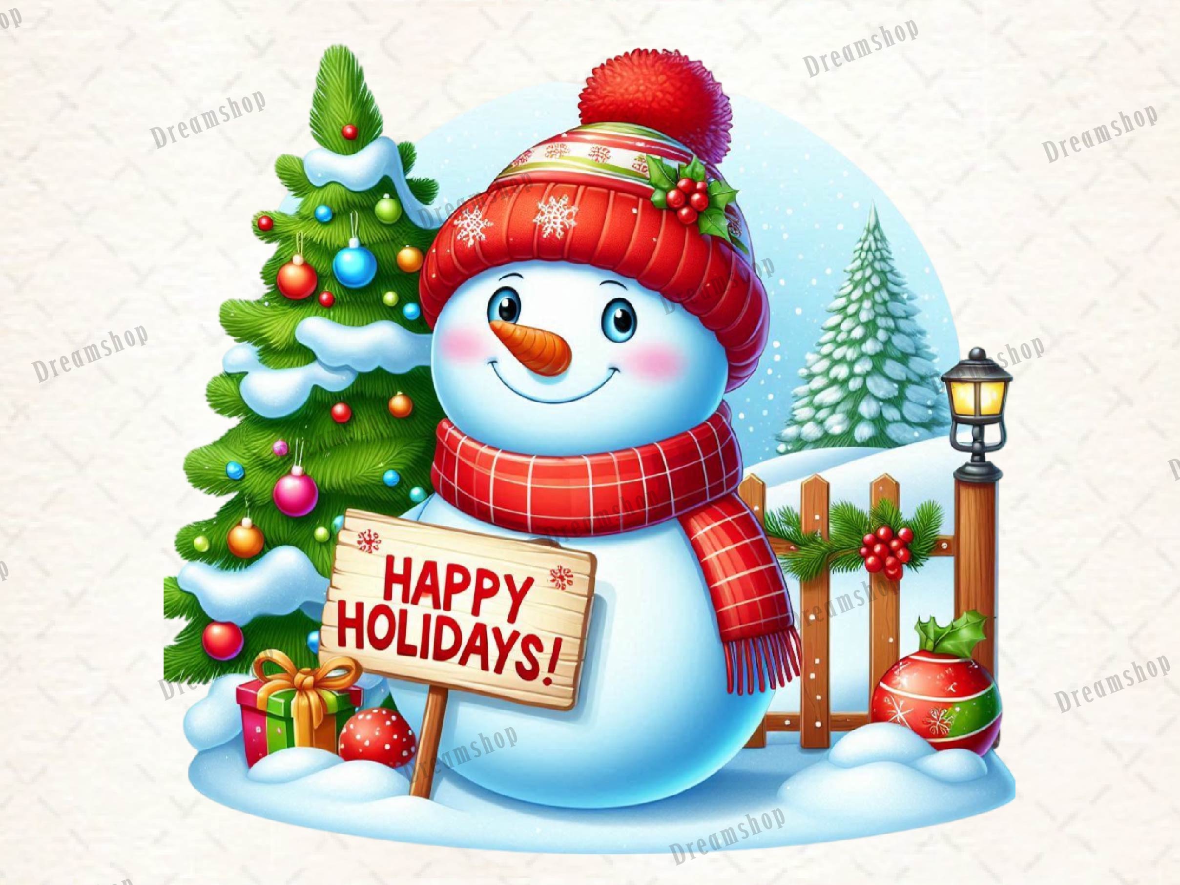 Christmas Western Snowman Clipart Bundle - CraftNest - Digital Crafting and Art