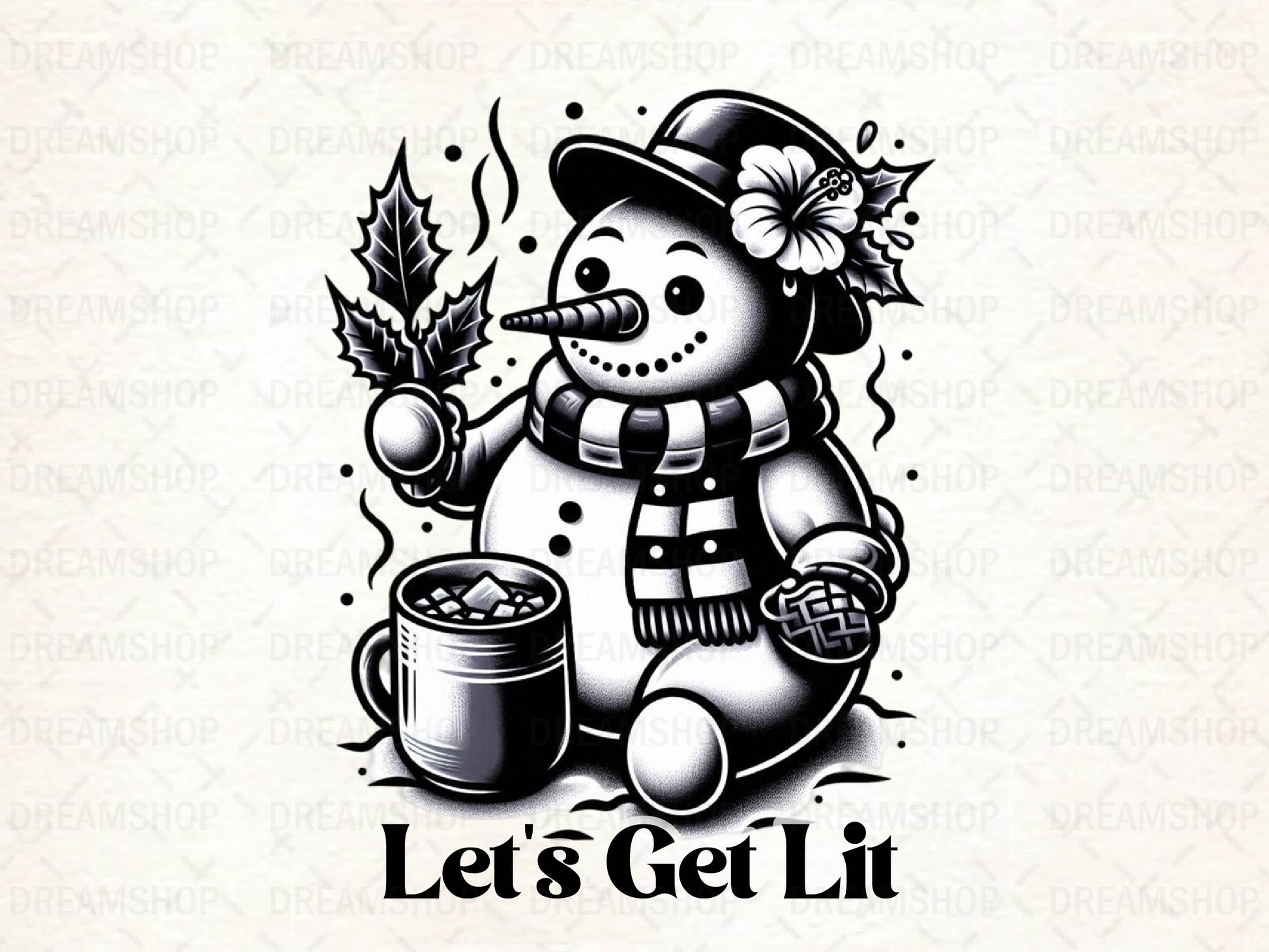 Lets Get Lit Merry Christmas Clipart Bundle - CraftNest - Digital Crafting and Art