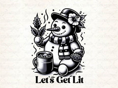 Lets Get Lit Merry Christmas Clipart Bundle - CraftNest - Digital Crafting and Art