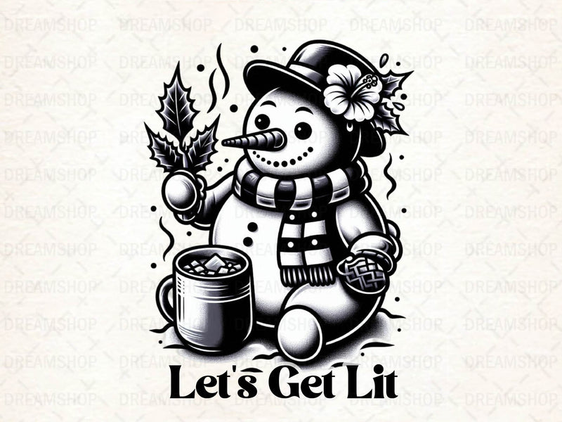 Lets Get Lit Merry Christmas Clipart Bundle - CraftNest - Digital Crafting and Art