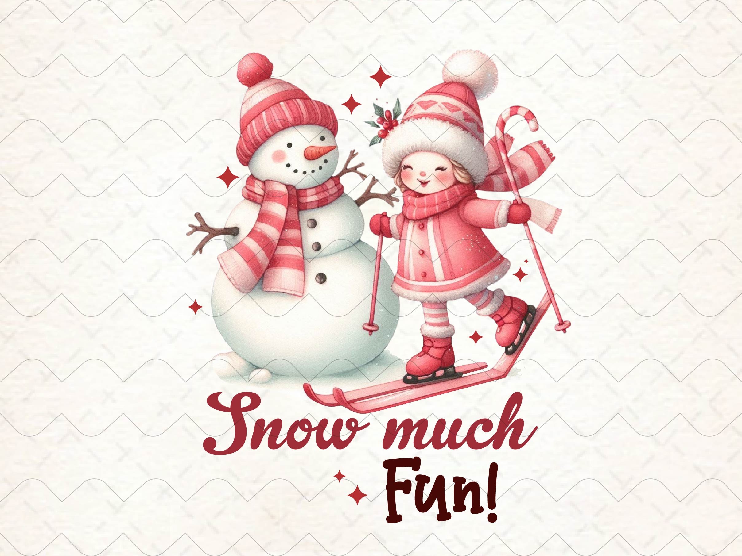 Cute Christmas Snowman Clipart Bundle - CraftNest - Digital Crafting and Art