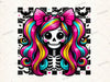 Whimsical Skeleton Girl Halloween Clipart Bundle