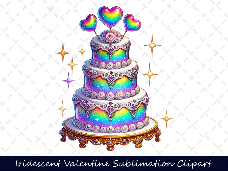 Iridescent Valentine Clipart Bundle 4 - CraftNest - Digital Crafting and Art