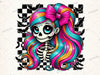 Whimsical Skeleton Girl Halloween Clipart Bundle 1
