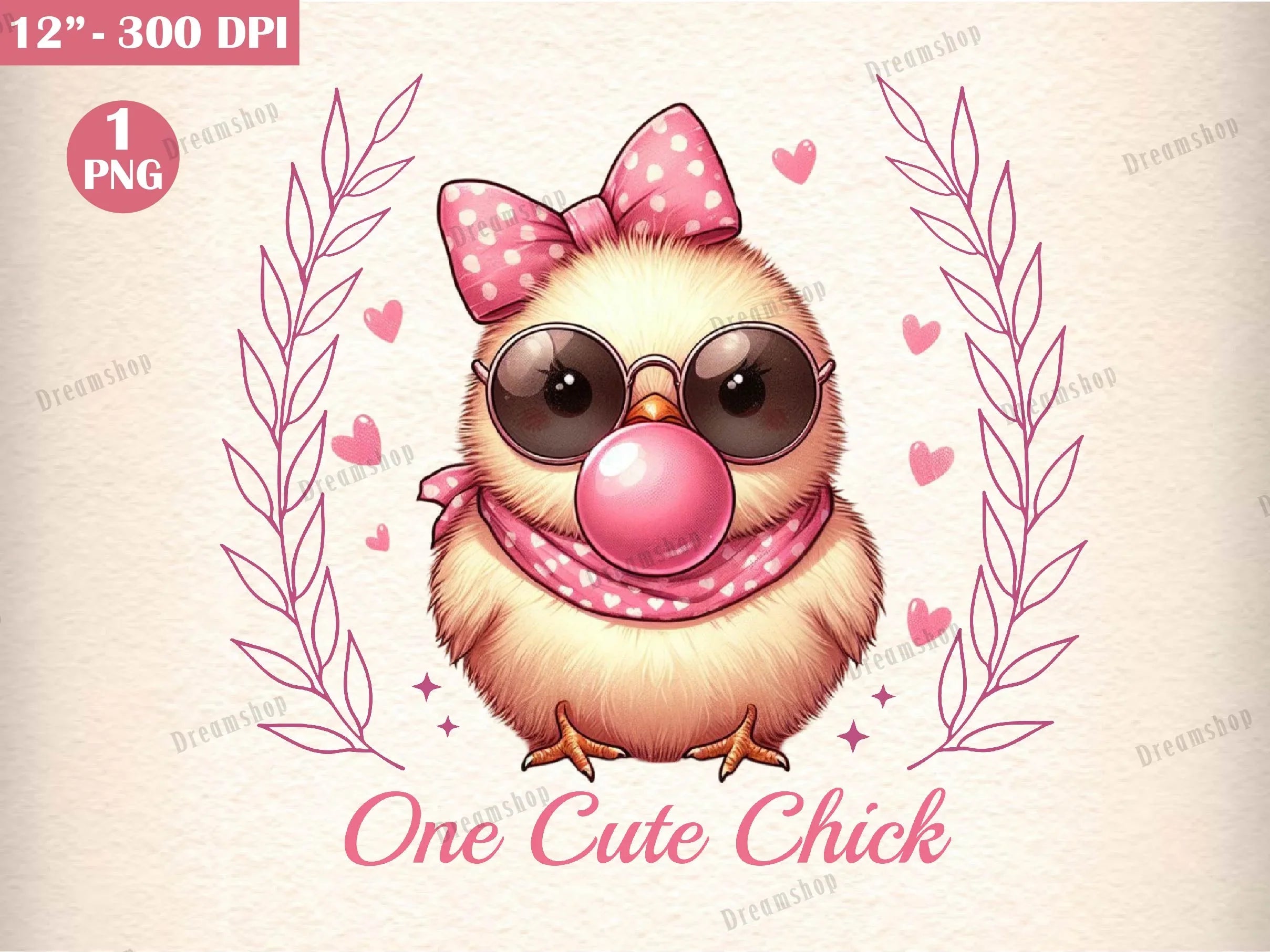 One Cute Chick Happy Easter Clipart Bundle - CraftNest - Digital Crafting and Art