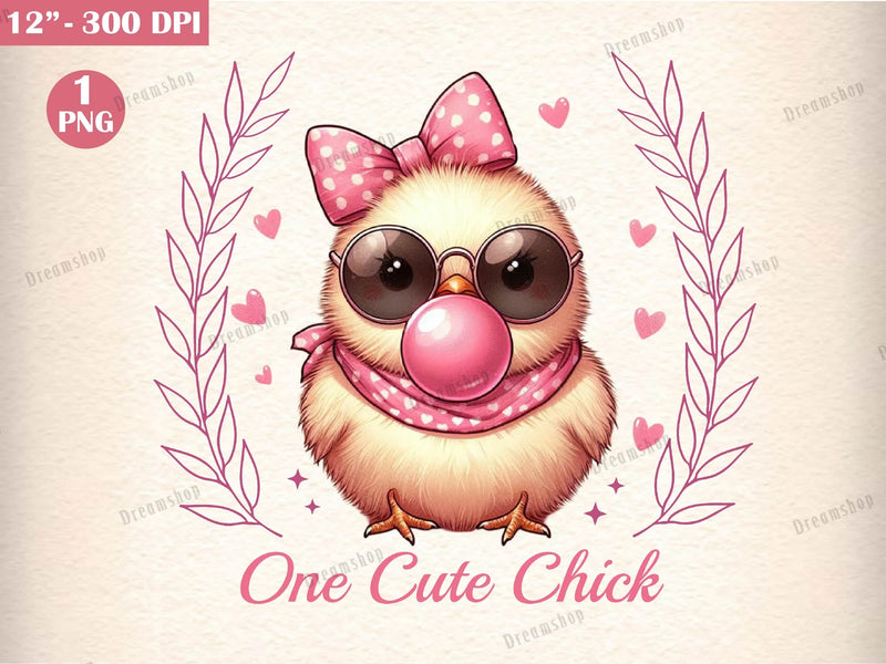 One Cute Chick Happy Easter Clipart Bundle - CraftNest - Digital Crafting and Art