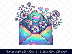 Iridescent Valentine Clipart Bundle 14 - CraftNest - Digital Crafting and Art